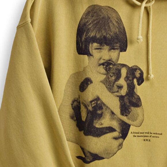 My Best Friend NEW Gold Pullover Hoodie UNISEX Comfort Colors MEDIUM or LARGE - Picture 2 of 8